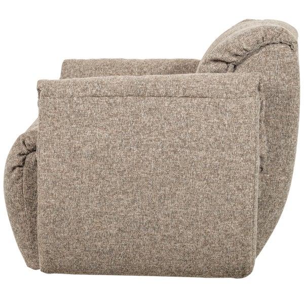 de eekhoorn BAGGY DRAAIFAUTEUIL GEWEVEN STOF BRUIN MELANGE