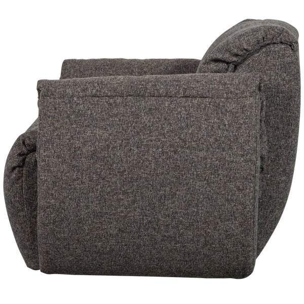 de eekhoorn BAGGY DRAAIFAUTEUIL GEWEVEN STOF WARMGRIJS MELANGE