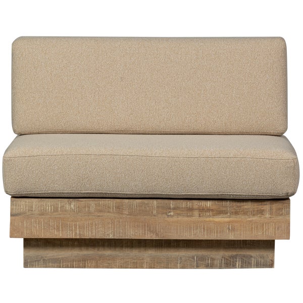 de eekhoorn BALK MUURBANKJE MANGO INCLUSIEF KUSSENS NATUREL