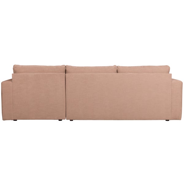 De Eekhoorn BAR CHAISE LONGUE BANK GEWEVEN STOF RECHTS ROZE