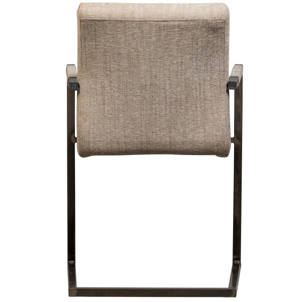 De Eekhoorn BAS EETKAMERSTOEL GEWEVEN STOF ZAND MELANGE