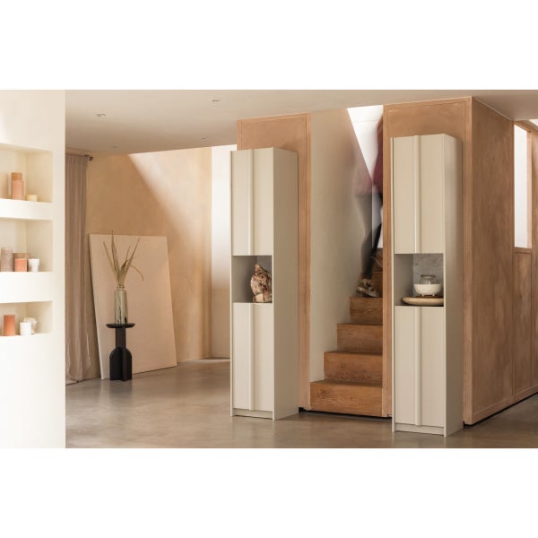 De Eekhoorn BASU SMALLE KAST 40CM GRENEN DUST INCL. CONCRETE DECOR [fsc]