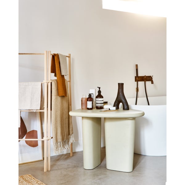 De Eekhoorn BEACH SMALL BIJZETTAFEL MANGO HOUT CLAY