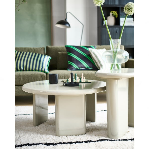 De Eekhoorn BEACH SMALL BIJZETTAFEL MANGO HOUT CLAY