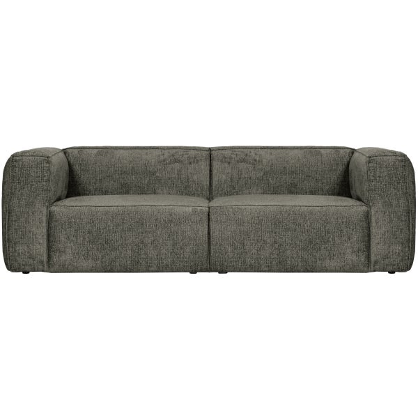 de eekhoorn BEAN 3 5-ZITS BANK STRUCTURE VELVET WATERPLANT