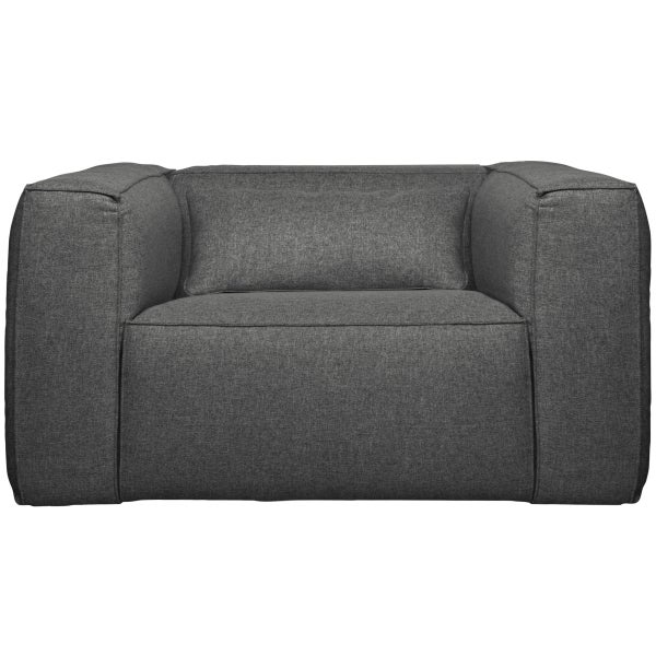 De Eekhoorn BEAN FAUTEUIL INCL. KUSSEN MIDDENGRIJS GEMELEERD