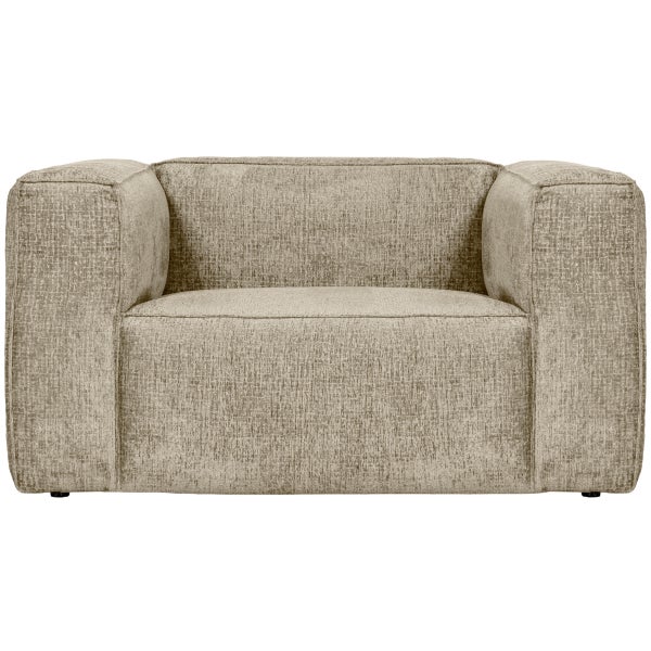 De Eekhoorn BEAN FAUTEUIL STRUCTURE VELVET BUTTERMILK