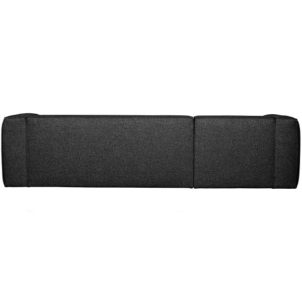 De Eekhoorn BEAN HOEKBANK LINKS INCL. KUSSENS DONKERGRIJS MELANGE