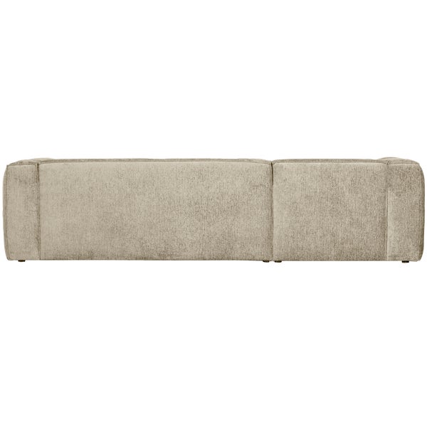 De Eekhoorn BEAN HOEKBANK LINKS STRUCTURE VELVET BUTTERMILK