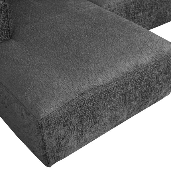 De Eekhoorn BEAN HOEKBANK LINKS STRUCTURE VELVET CLOUD SKY