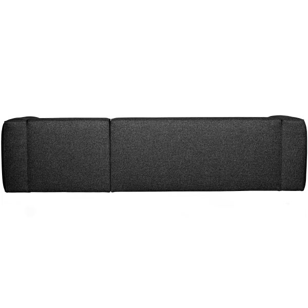 De Eekhoorn BEAN HOEKBANK RECHTS INCL. KUSSENS DONKERGRIJS MELANGE