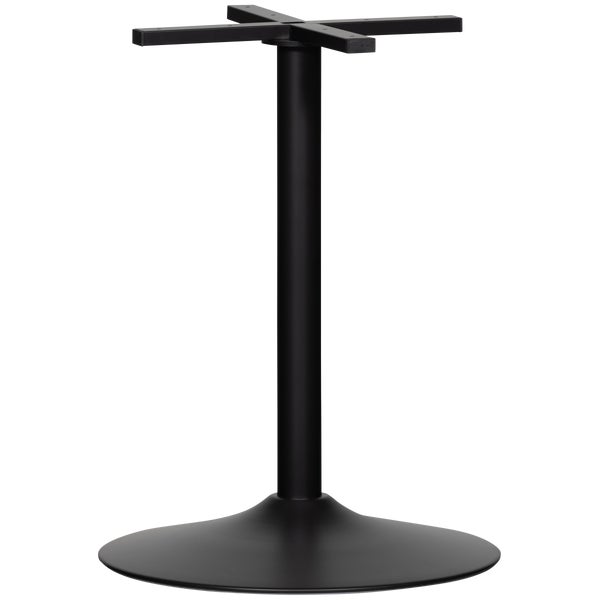 De Eekhoorn BISTRO RONDE BUISVOET METAAL MATZWART 72XØ54 CM