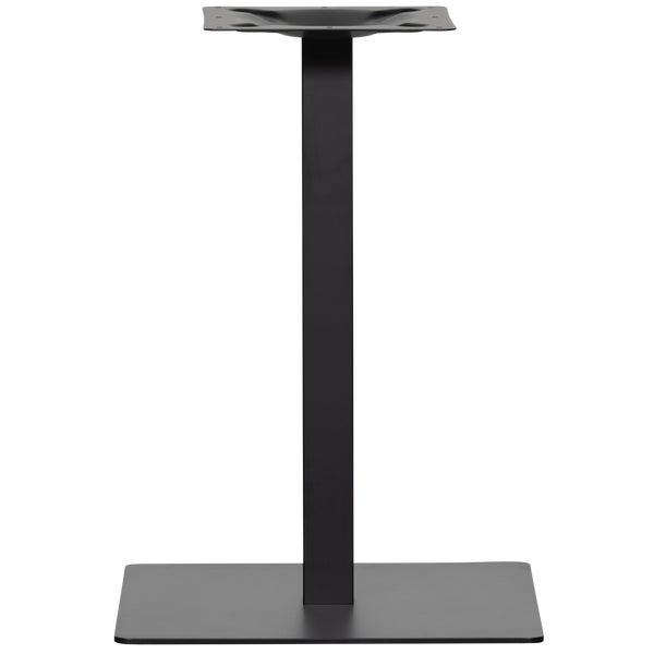 de eekhoorn BISTRO VIERKANTE BUISVOET METAAL MATZWART 72X50X50 CM