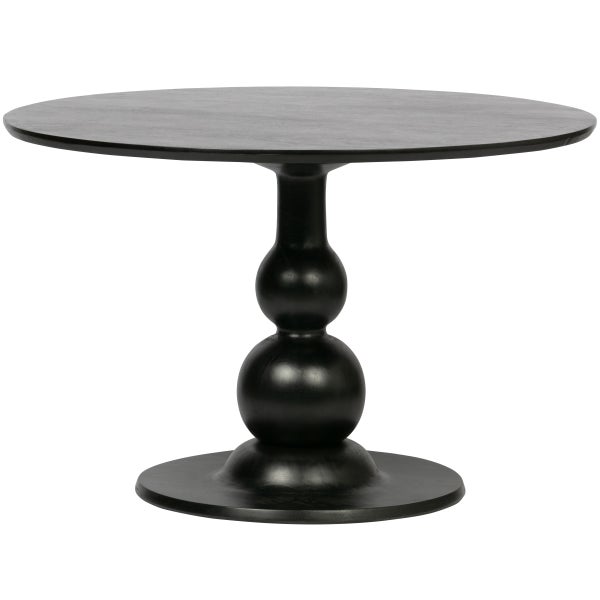 De Eekhoorn BLANCO EETTAFEL Ø120 CM MANGO DIEPZWART