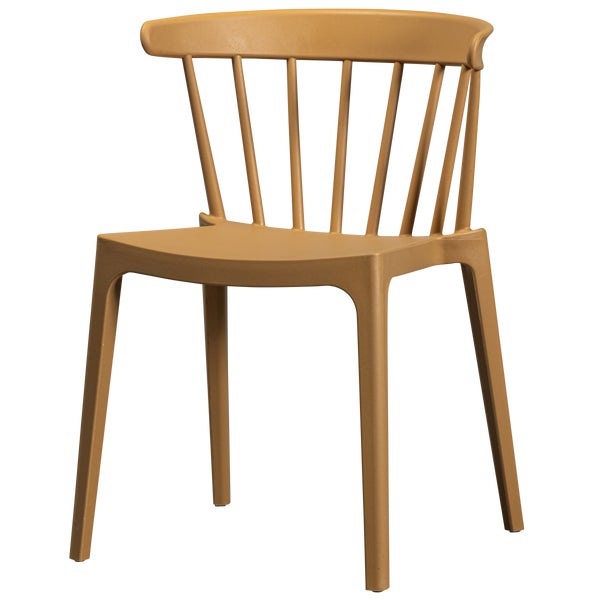 De Eekhoorn BLISS TUINSTOEL MET SPIJLEN KARAMEL MELANGE