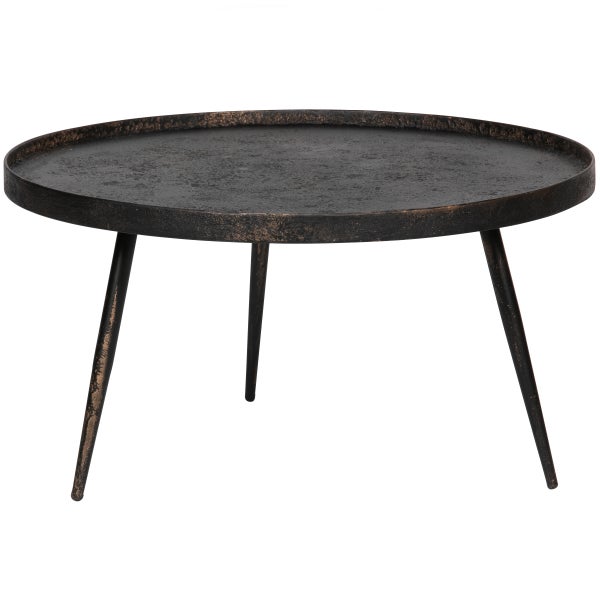 de eekhoorn BOUNDS BIJZETTAFEL XL HOUT/METAAL ANTIQUE GOUD 40XØ76 CM