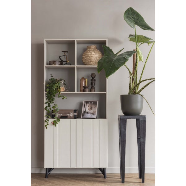 De Eekhoorn BROOK BOEKENSTANDAARD STAAND METAAL ZWART