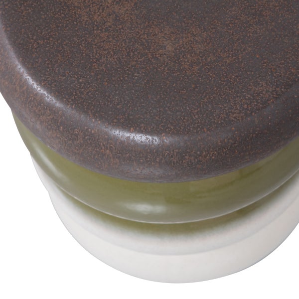 de eekhoorn BULB BIJZETTAFEL KERAMIEK GROEN 44X34Ø CM