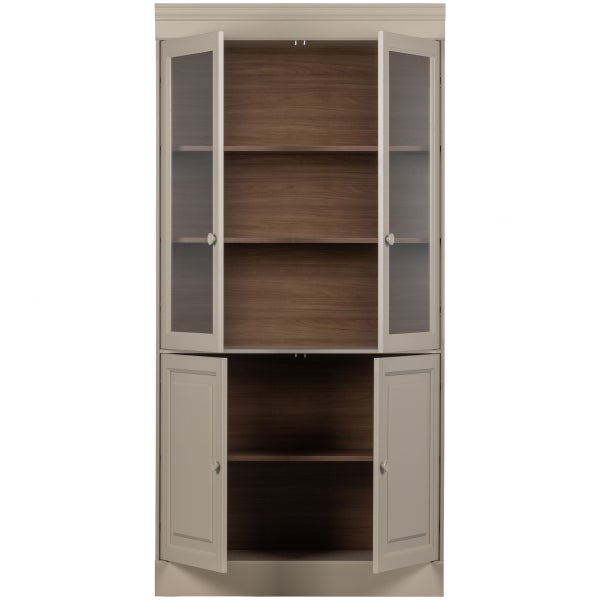 de eekhoorn CHOW 4-DEURS VITRINEKAST GRENEN DAKARGRAU [fsc]