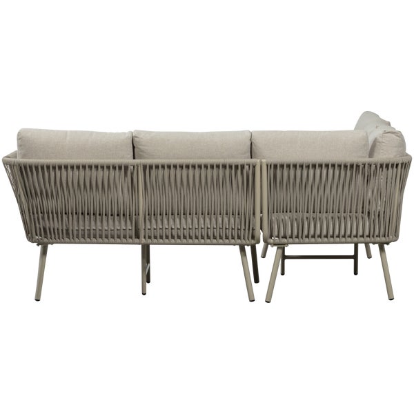 de eekhoorn CLAUNK LOUNGESET TUIN METAAL ZAND/TAUPE