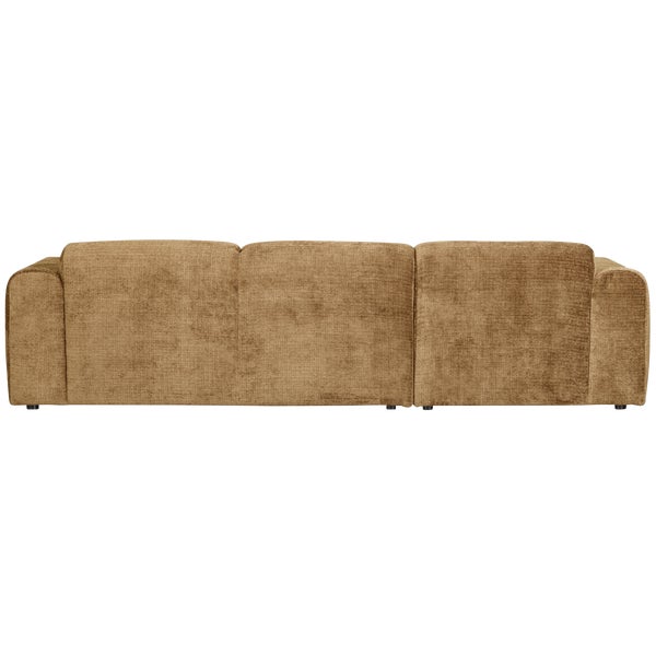 De Eekhoorn CLOUD CHAISE LONGUE BANK LINKS CHENILLE HONINGGEEL