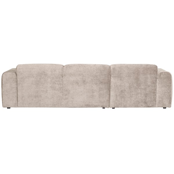 De Eekhoorn CLOUD CHAISE LONGUE BANK LINKS CHENILLE NATUREL