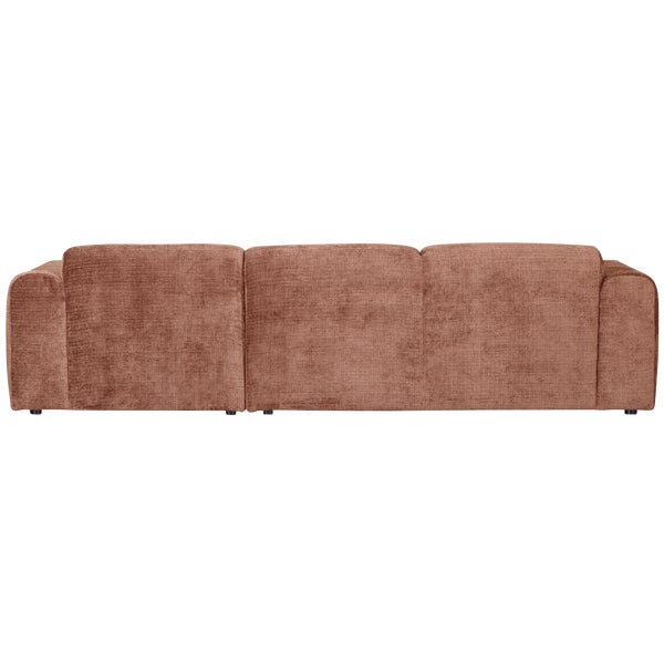 De Eekhoorn CLOUD CHAISE LONGUE BANK RECHTS CHENILLE TERRA
