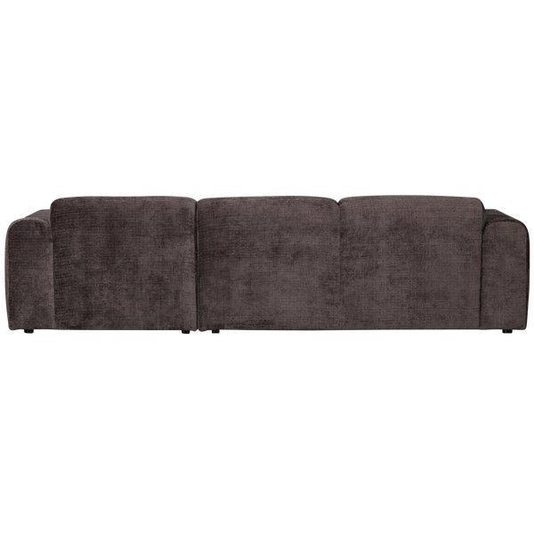 De Eekhoorn CLOUD CHAISE LONGUE BANK RECHTS CHENILLE WARM BRUIN