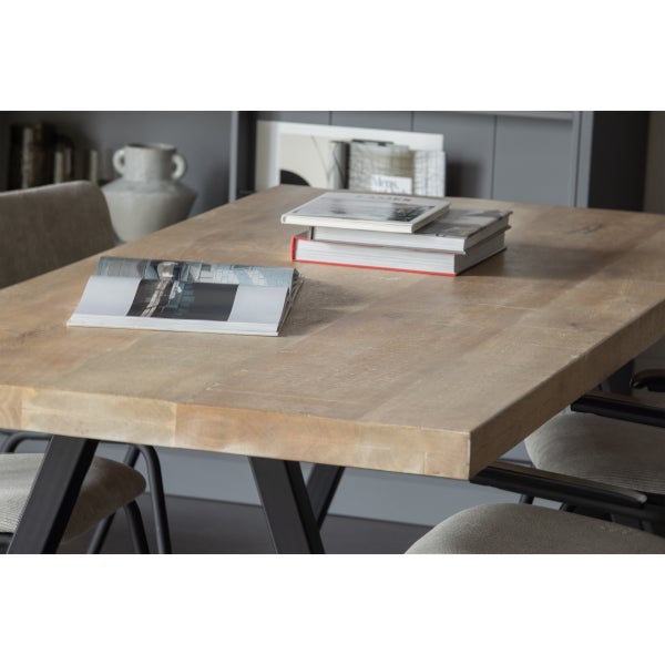 De Eekhoorn COMBI-TABLO: MANGO 180X90 & 2-STANDEN POOT VIERK