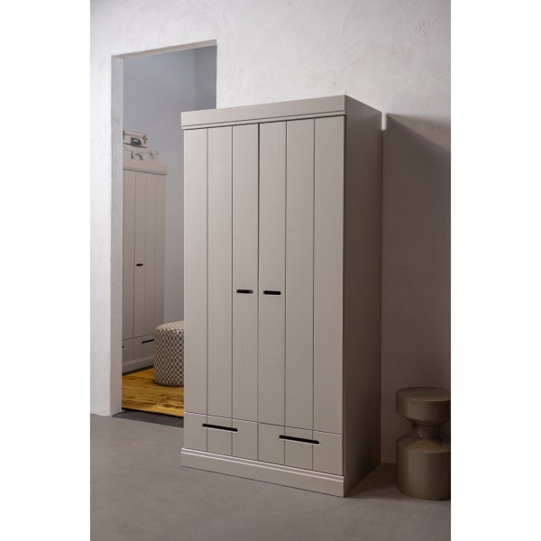 De Eekhoorn CONNECT 2-DEURS KLEDINGKAST + LADE DUST [fsc]