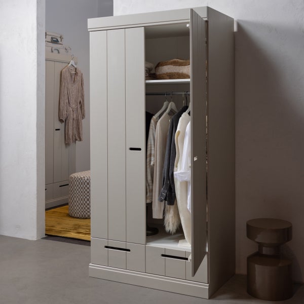 De Eekhoorn CONNECT 2-DEURS KLEDINGKAST + LADE DUST [fsc]