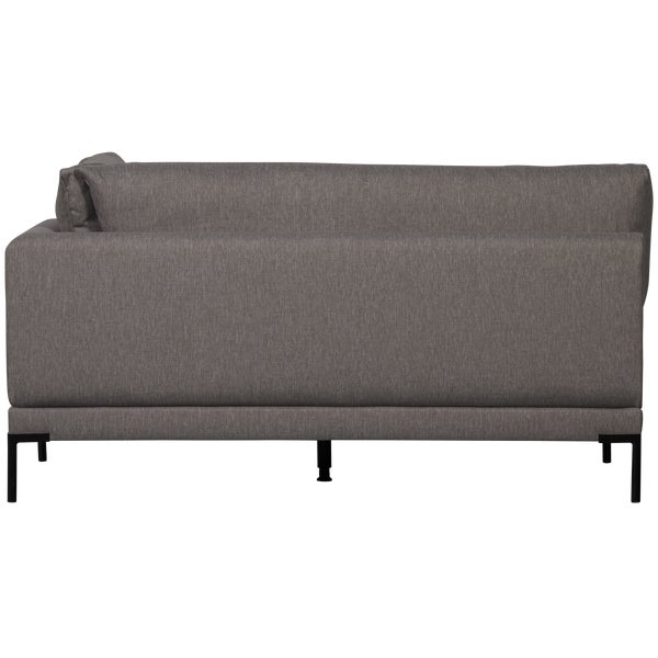 De Eekhoorn COUPLE EETBANK HOEKELEMENT LANGE ZIJDE LINKS GRIJS MELANGE