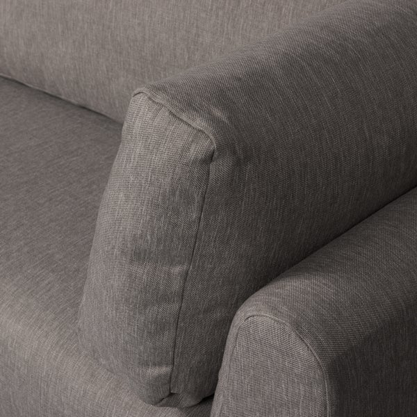 De Eekhoorn COUPLE EETBANK HOEKELEMENT LANGE ZIJDE LINKS GRIJS MELANGE