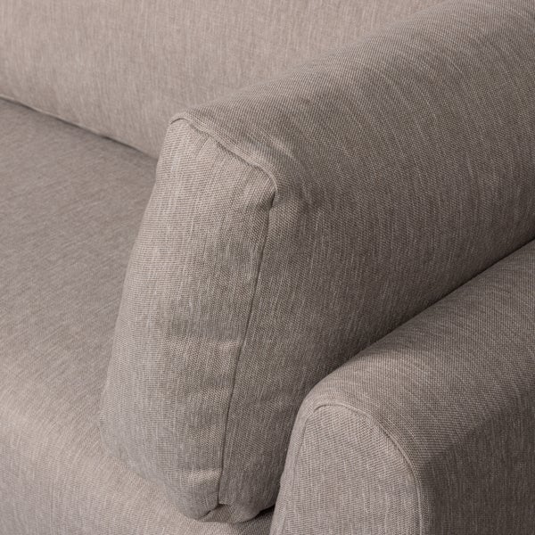 De Eekhoorn COUPLE EETBANK HOEKELEMENT LANGE ZIJDE LINKS TAUPE