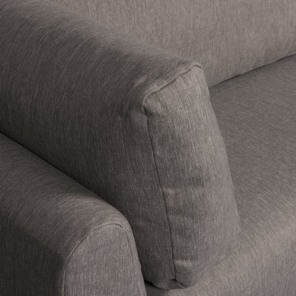 De Eekhoorn COUPLE EETBANK HOEKELEMENT LANGE ZIJDE RECHTS GRIJS MELANGE