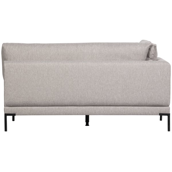 De Eekhoorn COUPLE EETBANK HOEKELEMENT LANGE ZIJDE RECHTS LICHTGRIJS