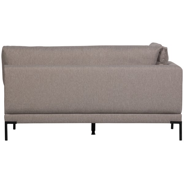 De Eekhoorn COUPLE EETBANK HOEKELEMENT LANGE ZIJDE RECHTS TAUPE