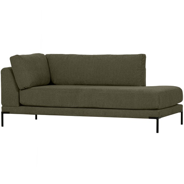 De Eekhoorn COUPLE LOUNGE ELEMENT RECHTS WARM GROEN