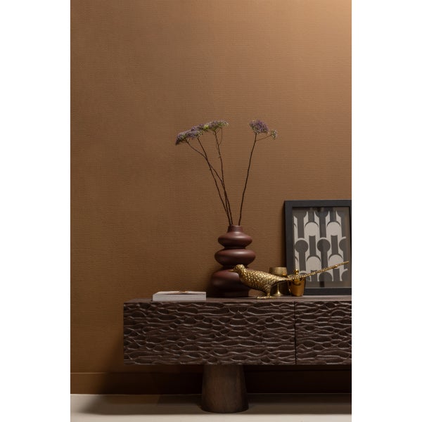 De Eekhoorn CRUMBLE CARVED TV MEUBEL MANGO HOUT DONKERBRUIN