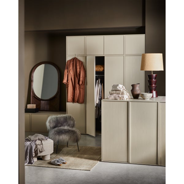 De Eekhoorn DAILY CLOSET DOUBLE 110X100 CM GRENEN DAKARGRAU [fsc]