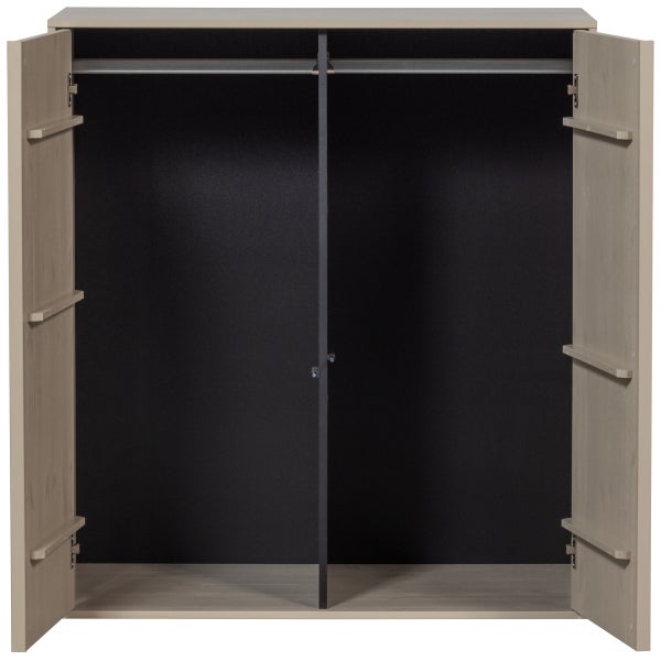 de eekhoorn DAILY CLOSET DOUBLE 110X100 CM GRENEN DAKARGRAU [fsc]