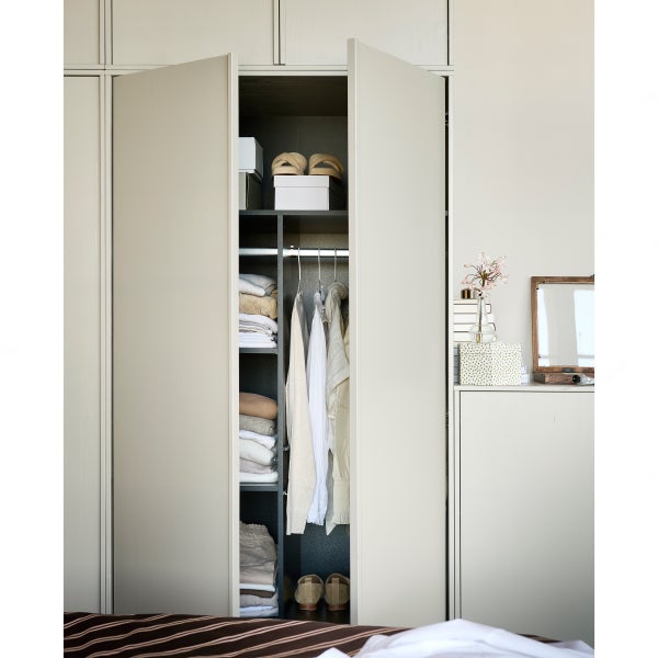 De Eekhoorn DAILY CLOSET DOUBLE 200X100 CM GRENEN DAKARGRAU [fsc]