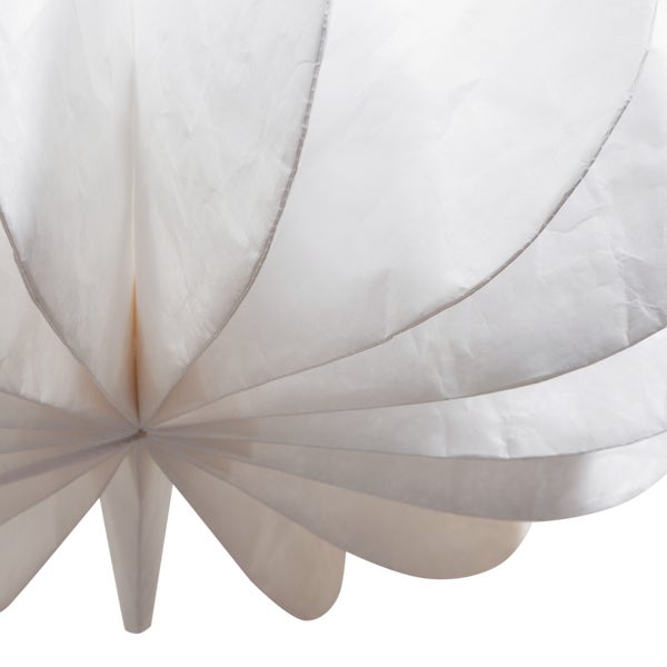 de eekhoorn DALIA HANGLAMP TYVEK PAPIER WIT 37XØ60 CM