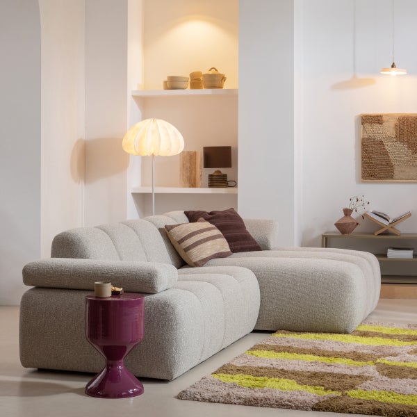 de eekhoorn DALIA VLOERLAMP TYVEK PAPIER WIT 150XØ50 CM