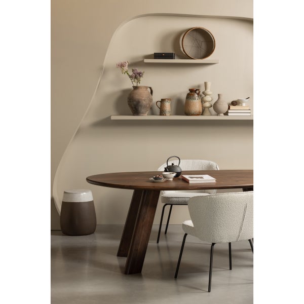 De Eekhoorn ADMIT EETKAMERSTOEL BOUCLÉ NATUREL