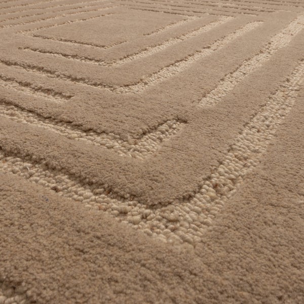 de eekhoorn ALICIA VLOERKLEED WOL ZAND 170X240 CM