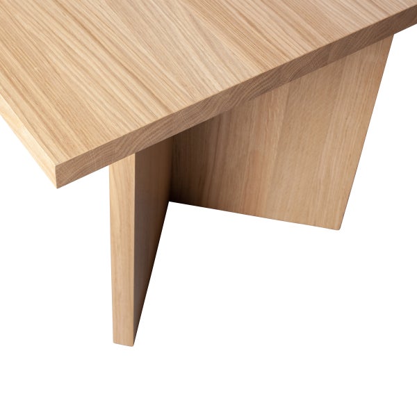 De Eekhoorn ANGLE EETTAFEL EIKEN BLANK MAT [fsc]
