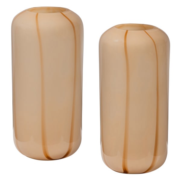 de eekhoorn ARLES VAAS GLAS MET STREEP NATUREL