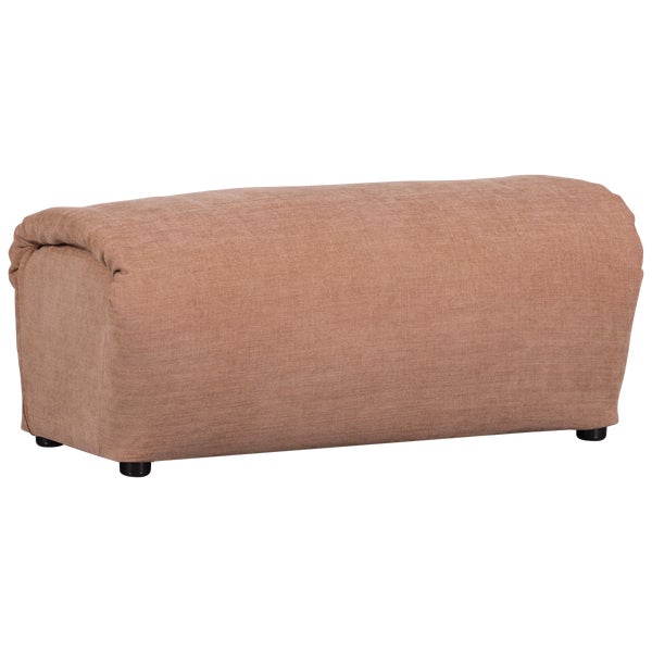 de eekhoorn BAGGY HOCKER GEWEVEN CHENILLE OUD ROZE