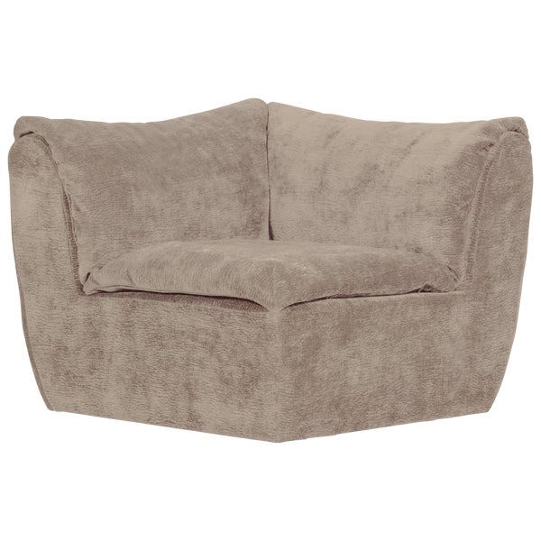 De Eekhoorn BAGGY HOEKELEMENT 3D CHENILLE ZAND